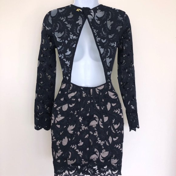 H&M blue lace dress open back - Picture 5 of 13